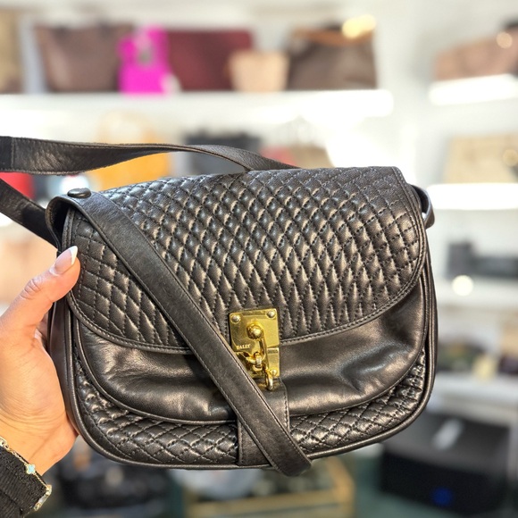 BALLY QUILTED FLAP BAG